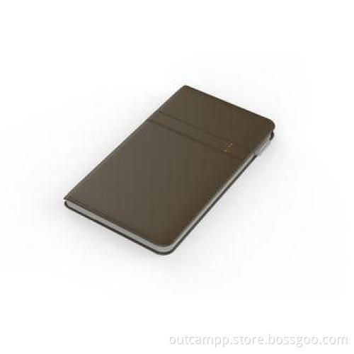 High Capacity 12000mah Leather Power Bank Portable Battery
